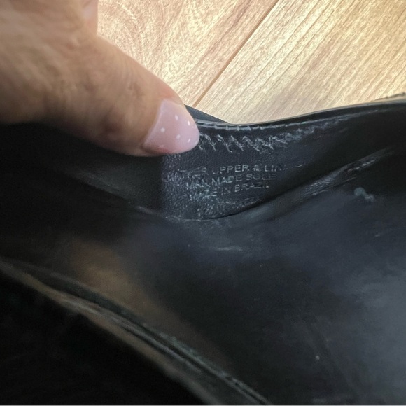 Tory Burch Patent Leather Wedges – Size 8.5 – Classic Logo Medallion - Picture 8 of 9